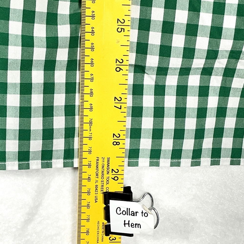 Brooks Brothers J Crew Alan Flusser Mens Size M Button Down Shirts Gingham Linen - Picture 11 of 16